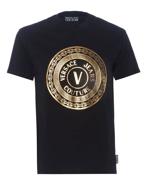 versace jeans couture t shirt black|southampton versace jeans couture store.